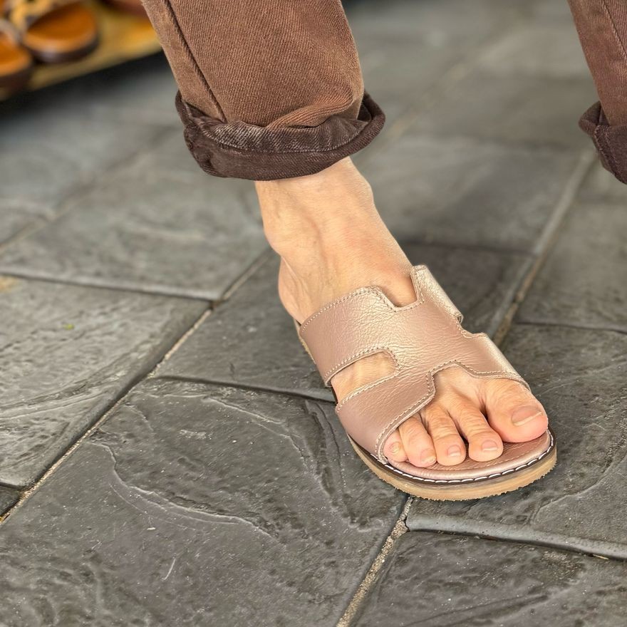 One loop beige sandal